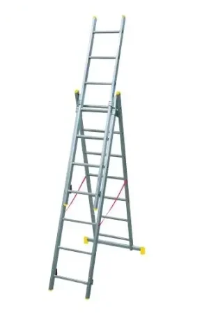 Scala Trasformabile 3 Elementi 3x8 Gradini fino a 6,00 metri con stabilizzatore Solo Oggi