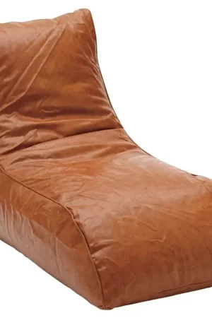 01 poltrona ecopelle marrone misure l.140 h.73 p.72 - Mobili 2G Novità