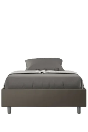 Letto Matrimoniale Large Sommier 180x210 cm con Rete Azelia Cappuccino Compra Adesso