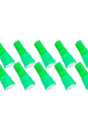 Set 10 lampadine LED T5 12V W1.2W verdi SMD 5050 per cruscotto auto moto Acquista Ora