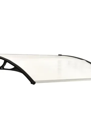 Più Venduto Pensilina Tettoia in Policarbonato 75x120 cm Trasparente