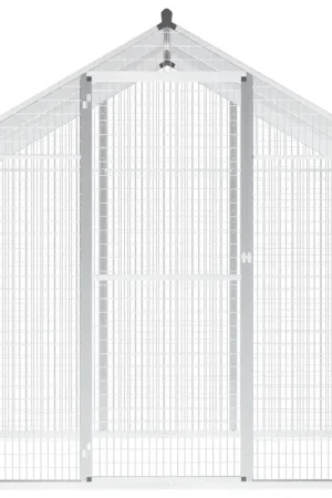 Voliera da Giardino in Alluminio 178x122x194 cm 43557 Must-Have