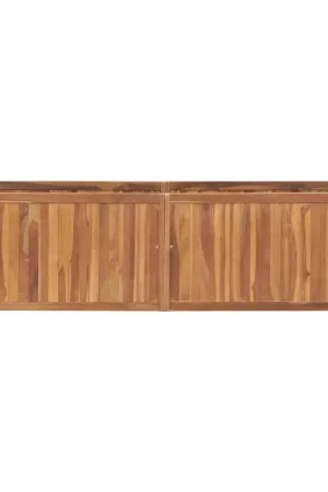 A Buon Prezzo Letto Rialzato 200x50x50 cm in Legno Massello di Teak 48975