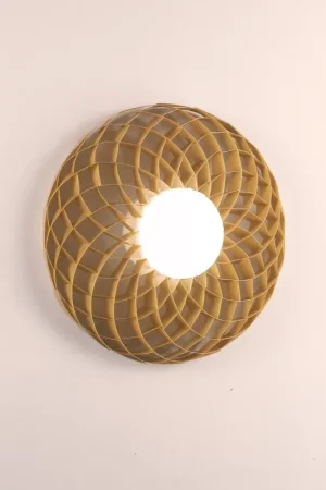 A Buon Prezzo Applique Moderna Dalia Polilux ® New Gold 3 Luci Gx53